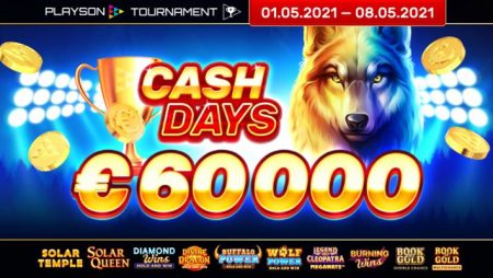 Playson May CashDays worth €60,000 in shared prize pool; debuts new online slot, Divine Dragon: Hold and Win