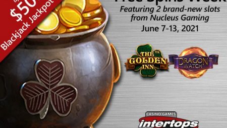 Intertops Poker announces new extra spins deal via Nucleus Gaming titles plus blackjack bets