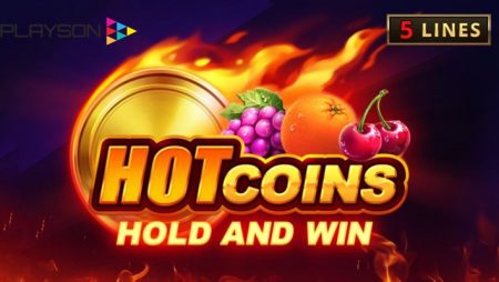 Playson launches sizzling new online slot: Hot Coins: Hold and Win