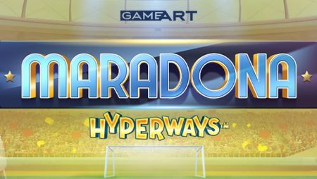 GameArt introduces new online slot Maradona HyperWays, featuring legendary striker Diego Maradona