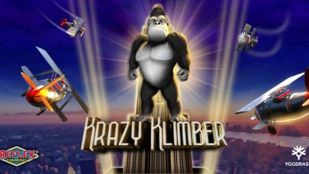 Yggdrasil releases new online slot Krazy Klimber from YG Masters partner Reflex Gaming