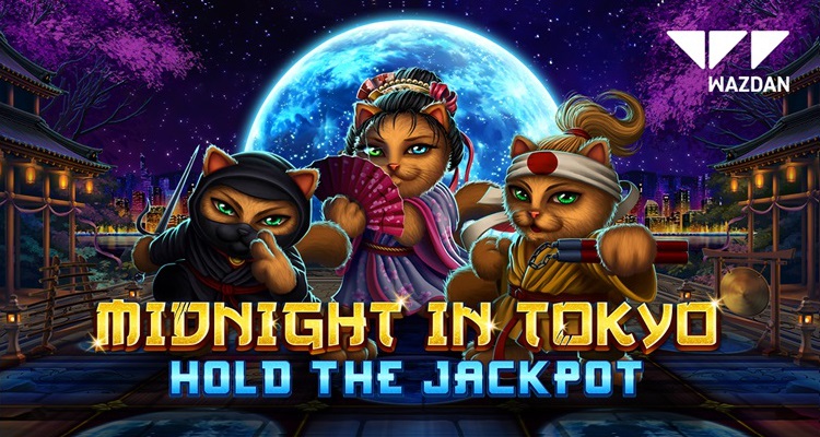 Karate-chopping cats cause mischief in Wazdan’s new Hold the Jackpot online slot: Midnight in Tokyo