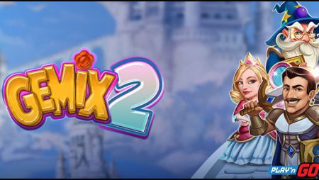 Explore new worlds with the Gemix 2 video slot from Play‘n GO