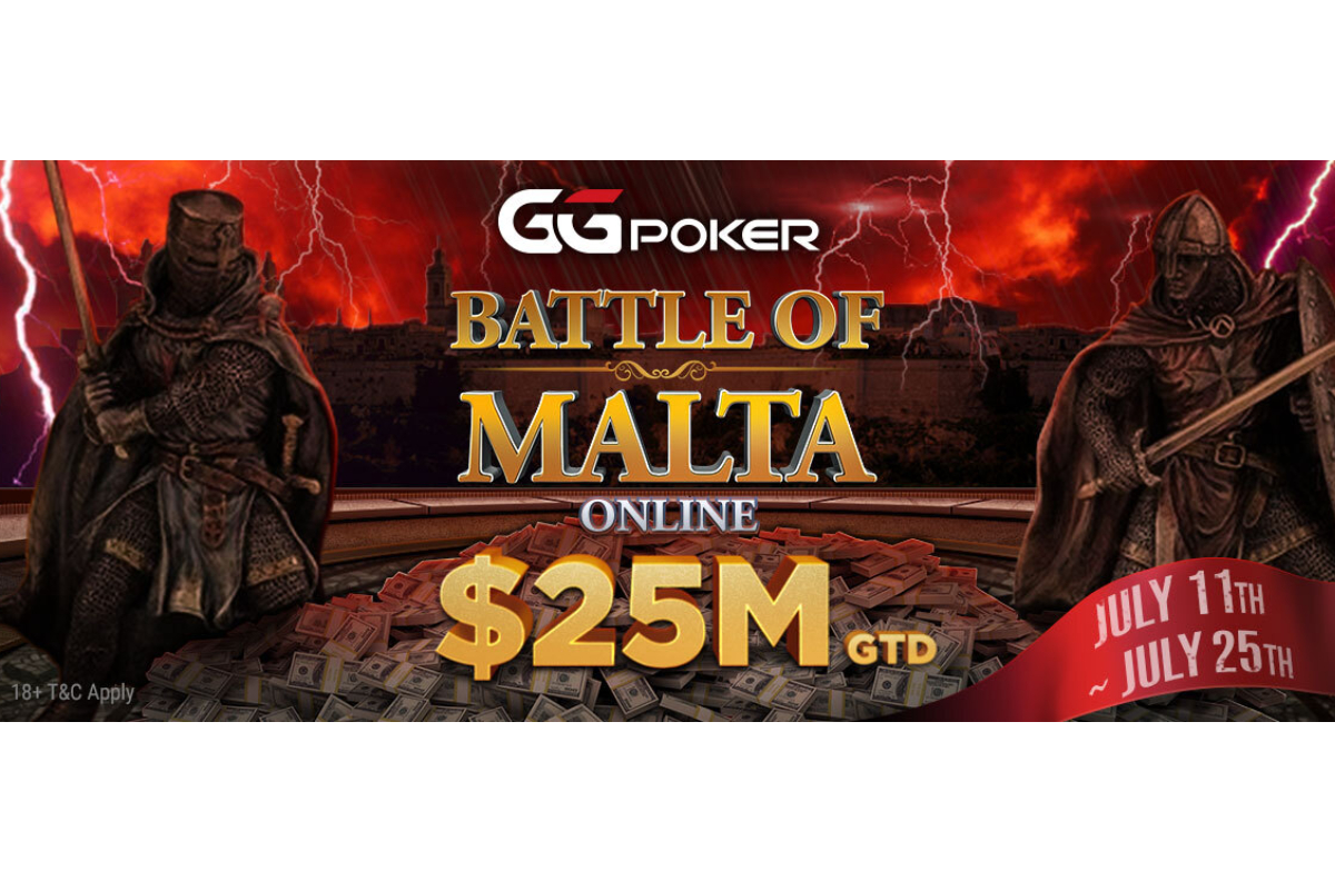 Battle of Malta Online 2021 Schedule Unveiled; $25M Guaranteed Series Runs July 11-25 At GGPoker