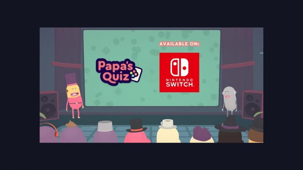 Papa’s Quiz – A Party Quiz Perfect for the Nintendo Switch, Launches Today!