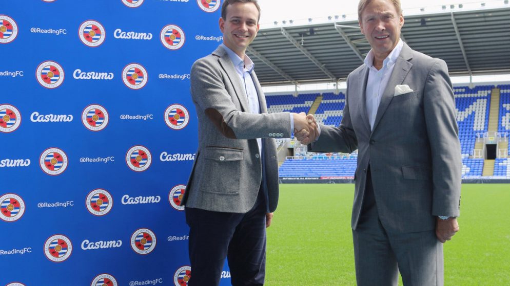 Reading FC Extends its Partnership with Casumo