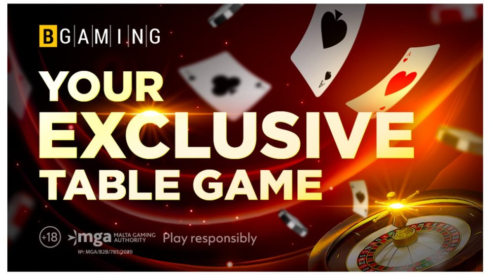 Brand Exclusives: BGaming starts producing exclusive table games for casino operators