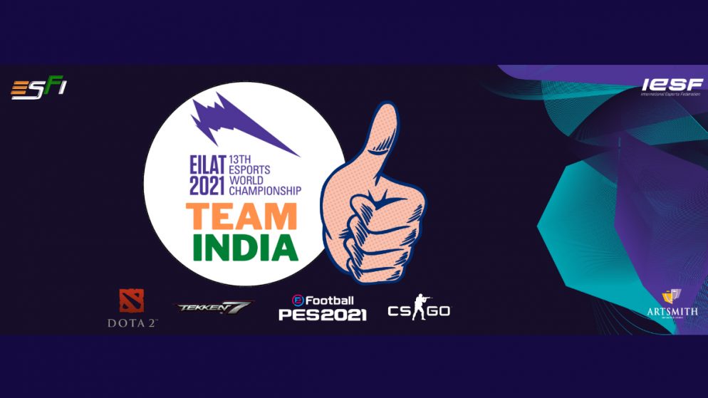 India’s national champions to participate in the Regional Qualifiers at the Esports World Championship 2021