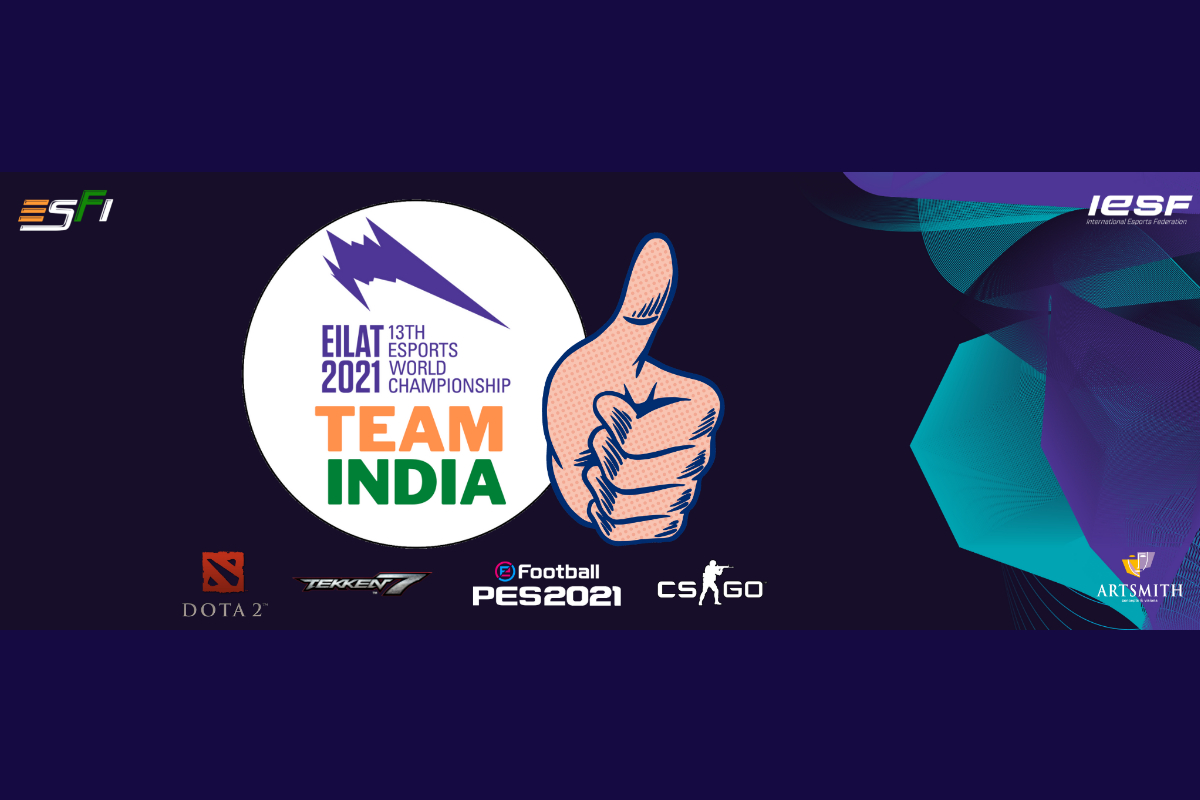 India’s national champions to participate in the Regional Qualifiers at the Esports World Championship 2021