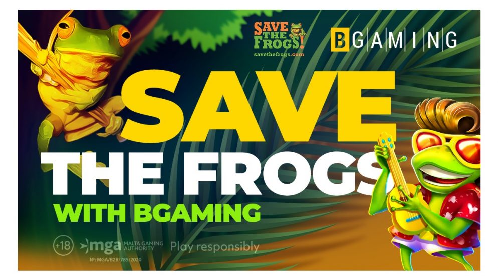 Elvis frog saves frogs! BGaming donates part of revenue from top game to protect amphibian population
