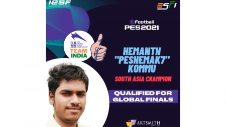 India’s Hemanth Kommu qualifies for the Finals at 13th Esports World Championship
