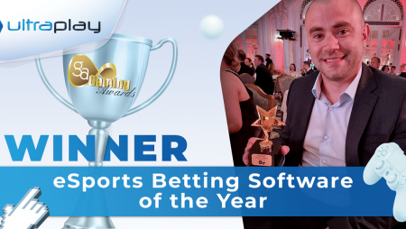 UltraPlay won its second IGA Esports Betting Software of the Year Award