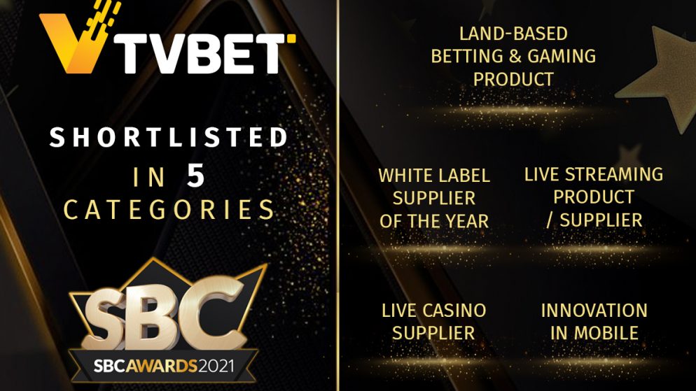 TVBET has got a record number of nominations for it at SBC Awards 2021