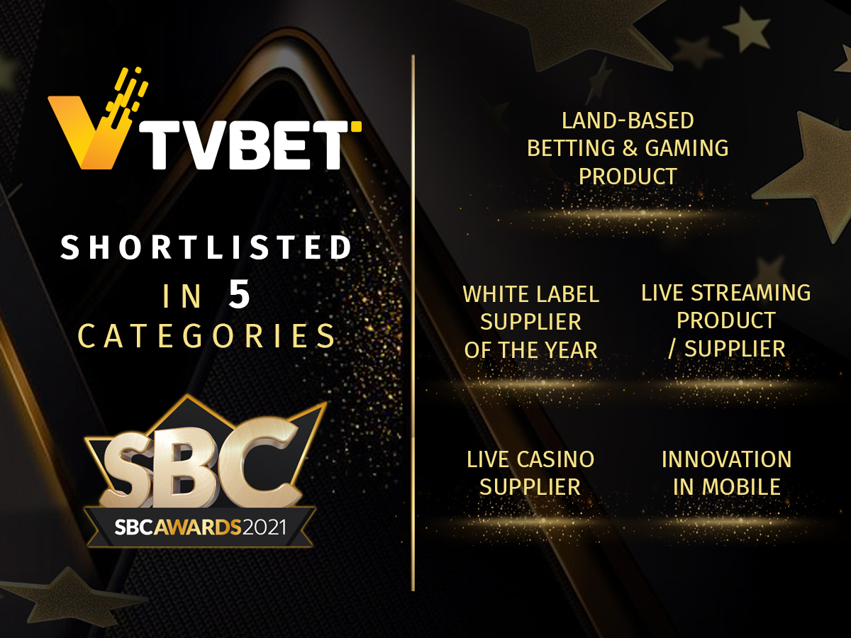 TVBET has got a record number of nominations for it at SBC Awards 2021