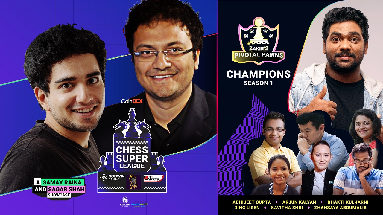 The Chess Super League organized by NODWIN Gaming, ChessBase India and Samay Raina concludes with a bang
