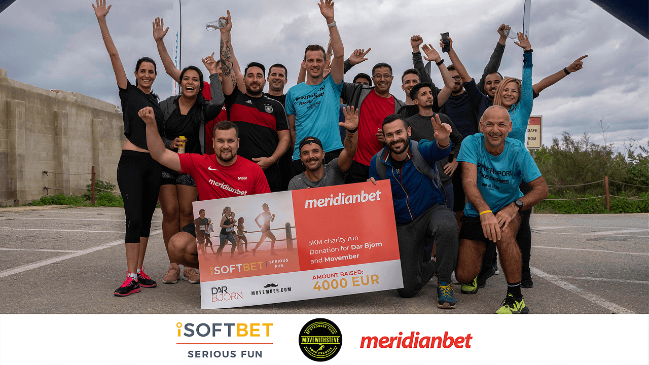 iSoftBet celebrates month-long Movember campaign with €10,000 donation