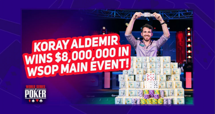 WSOP Main Event 2021 ends with Koray Aldemir earning the $8m title win