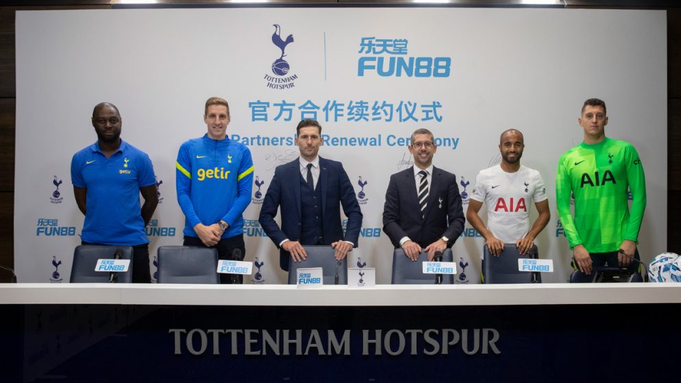 FUN88 CELEBRATES THE 10th YEAR OF ITS BETTING PARTNERSHIP WITH TOTTENHAM HOTSPUR IN ASIA & LATAM