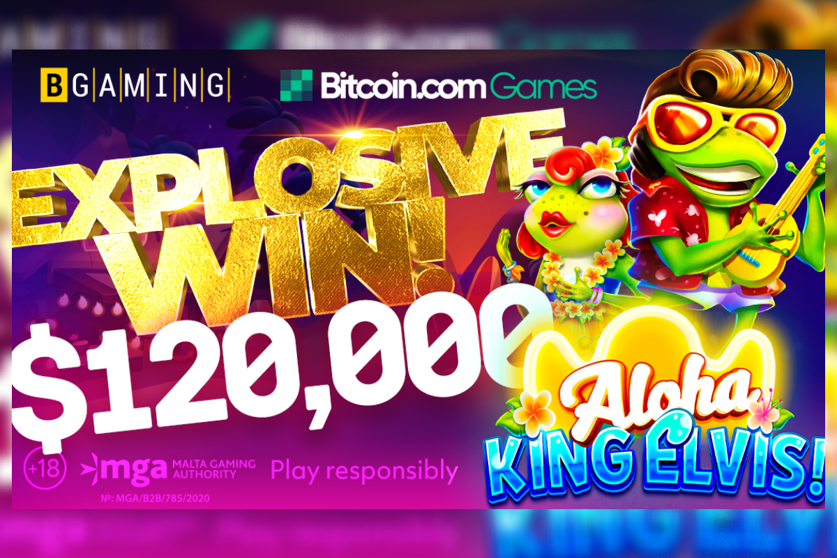 Crypto player wins incredible $120,000+ Jackpot in Aloha King Elvis slot by BGaming