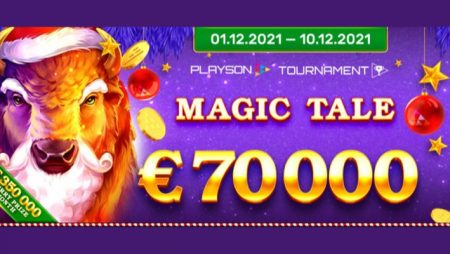 Playson launches new Merry Prize Month online slots promotion with first-phase Magic Tale 70K event