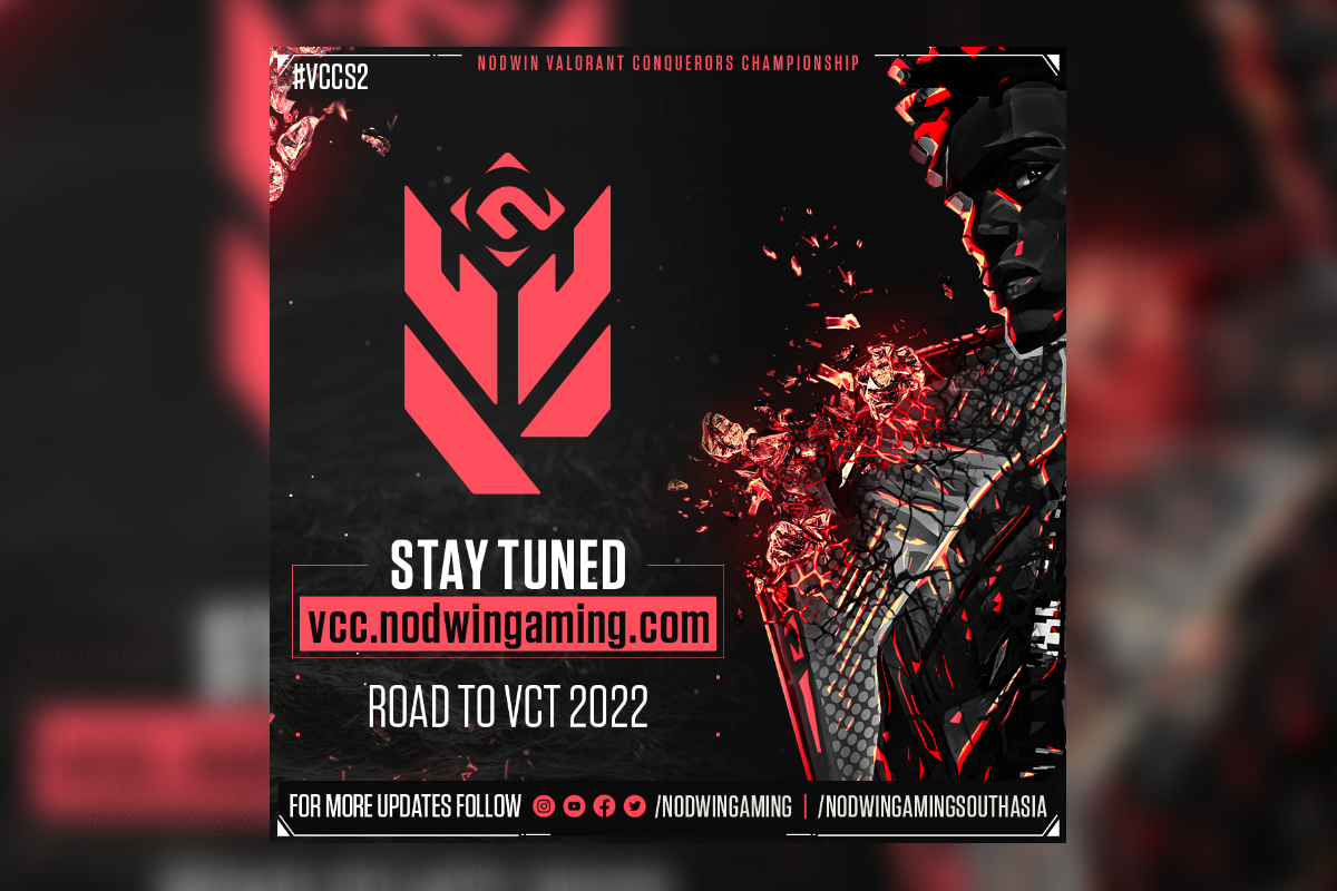 NODWIN GAMING ANNOUNCES VCC – VALORANT CONQUERORS CHAMPIONSHIP 2022 WITH RIOT GAMES