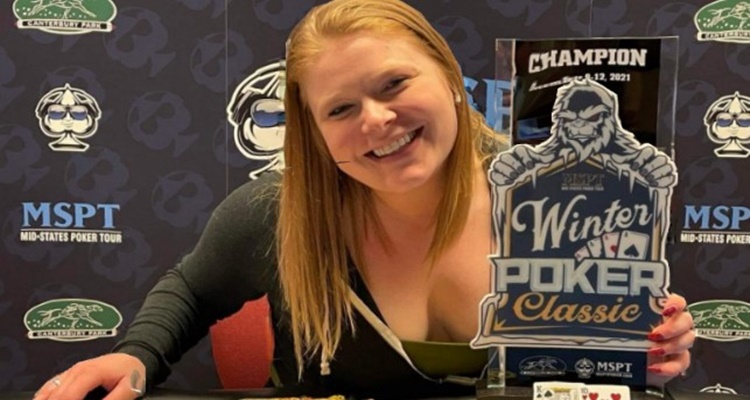 Kyna England wins Mid-States Poker Tour Winter Poker Classic Main Event