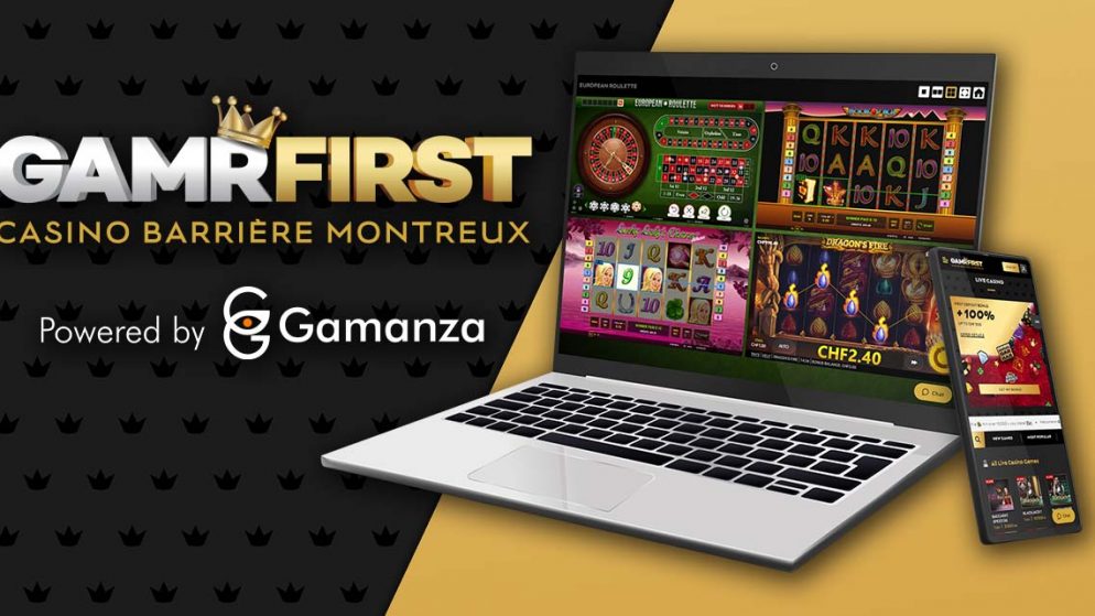 Casino Barrière Montreux launches online brand GAMRFIRST with Gamanza’s GaminGenius™ Platform