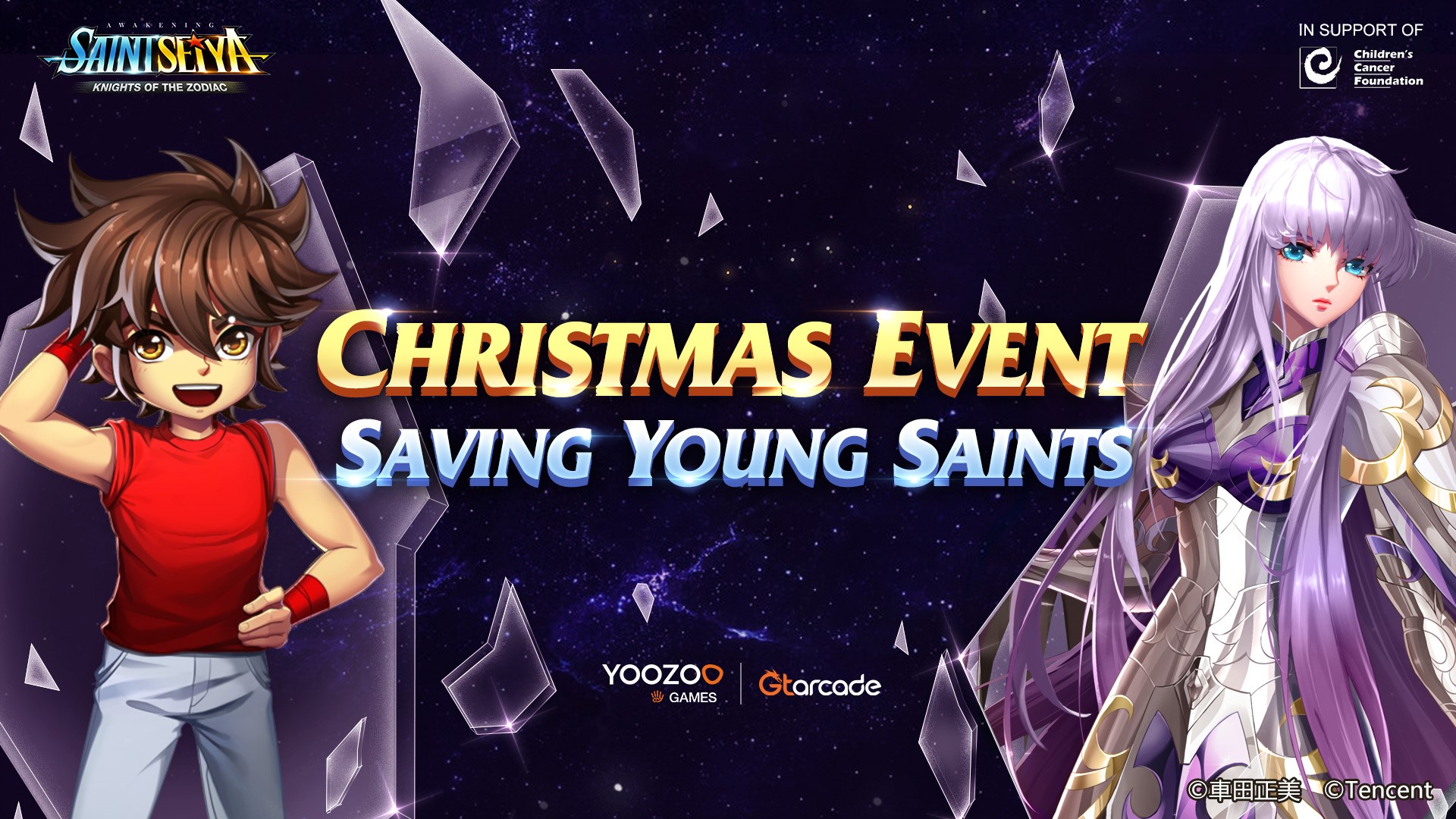 Gtarcade Hosting Saving Young Saints Charity Event to Help Children Suffering from Cancer