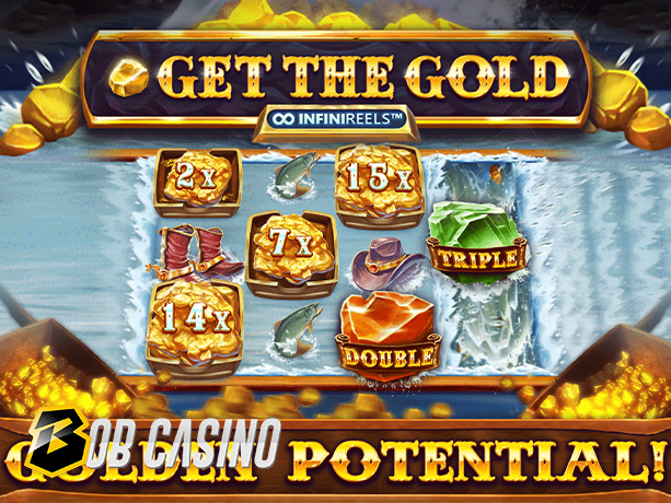 Get The Gold InfiniReels Slot Review (Red Tiger)