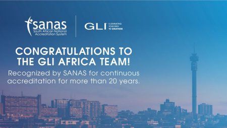 GLI Africa Recognised for 20 Years of Accreditation