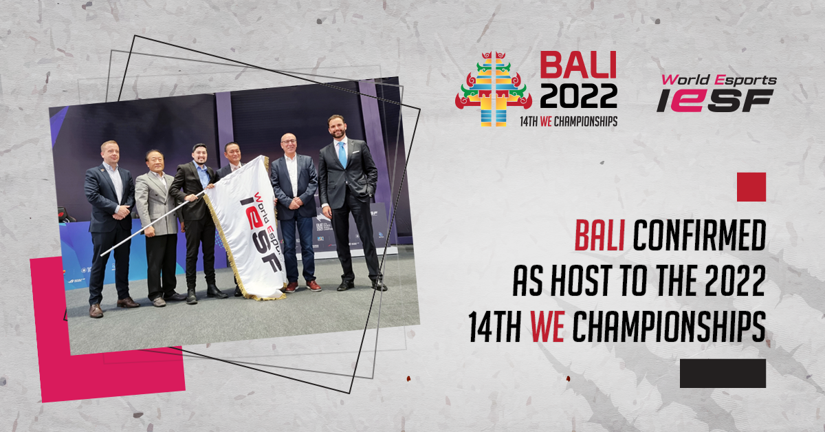 Bali Confirmed as Host of the 2022 World Esports Championships Finals