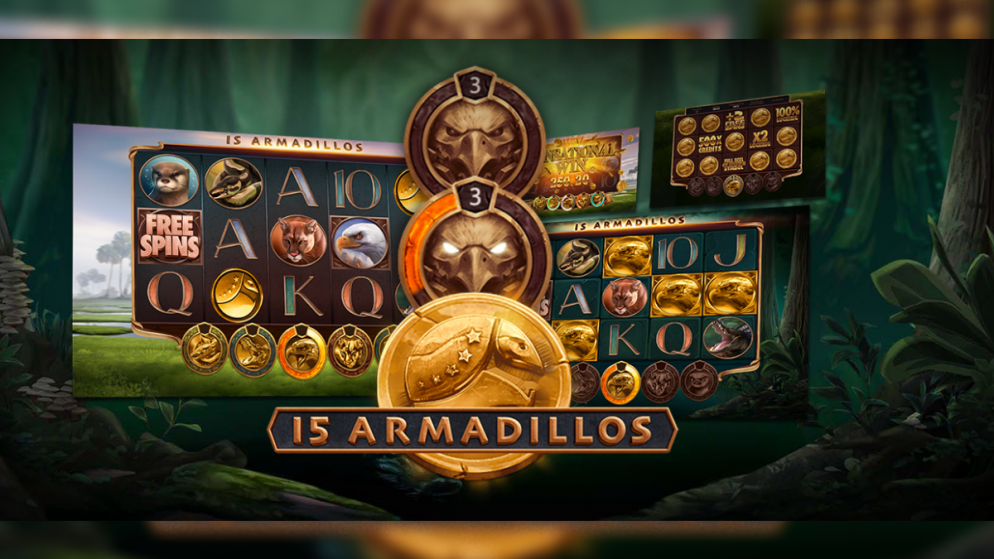 Armadillo Studios launches its first slot title – 15 Armadillos