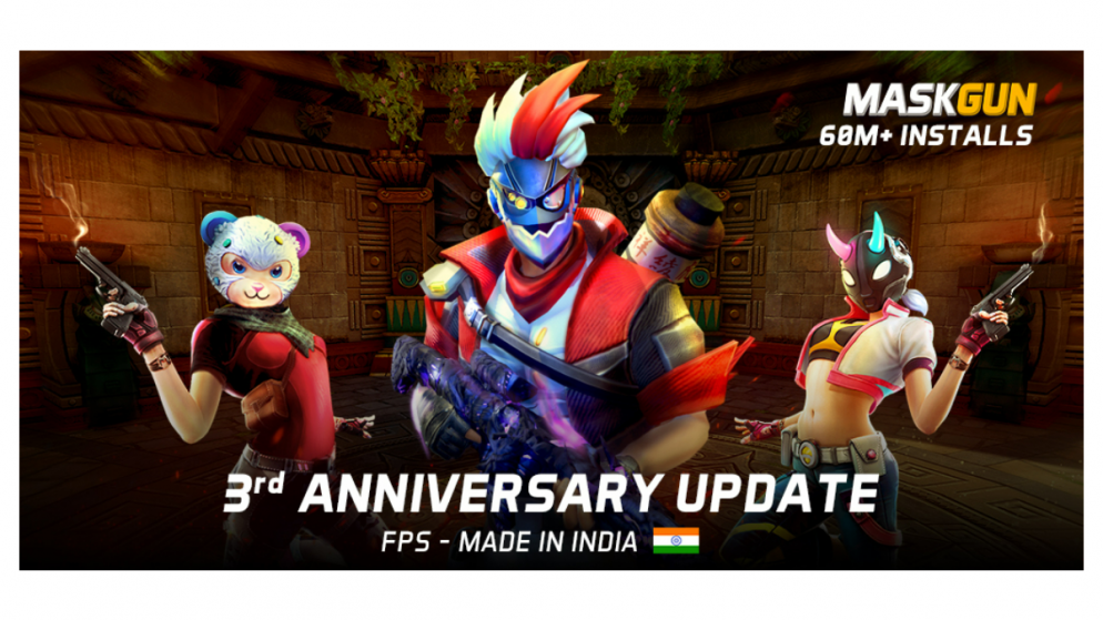 Made-in-India Shooter MaskGun Crosses 60 Million Players, Three Year Anniversary Update Out Now