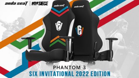 Anda Seat Launches the New Phantom 3 Six Invitational 2022 Edition Gaming Chair