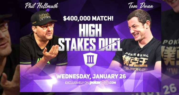 Phil Hellmuth and Tom Dwan to meet again in Las Vegas for high stakes matchup