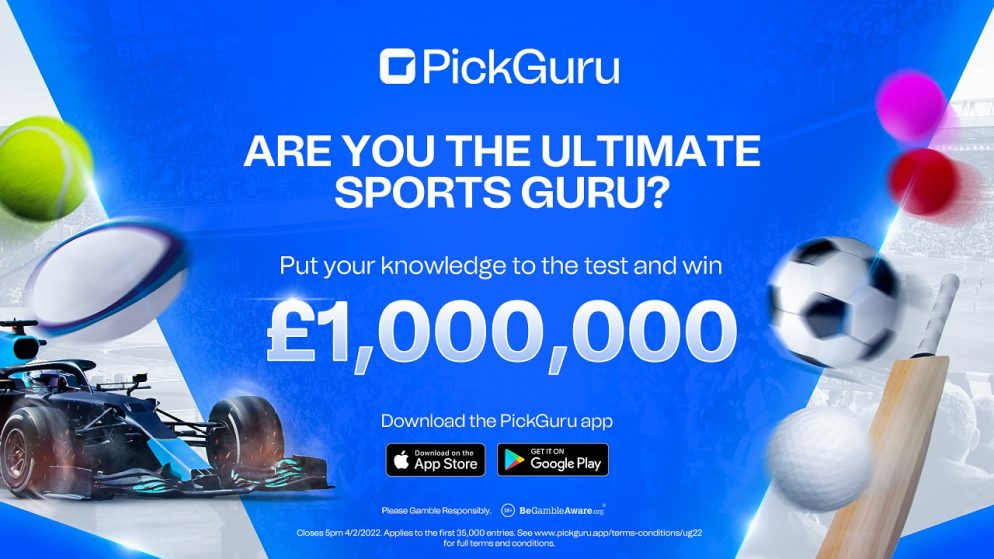 Social gaming disruptor PickGuru launches with £1m promotion to crown the UK’s ultimate sports fan