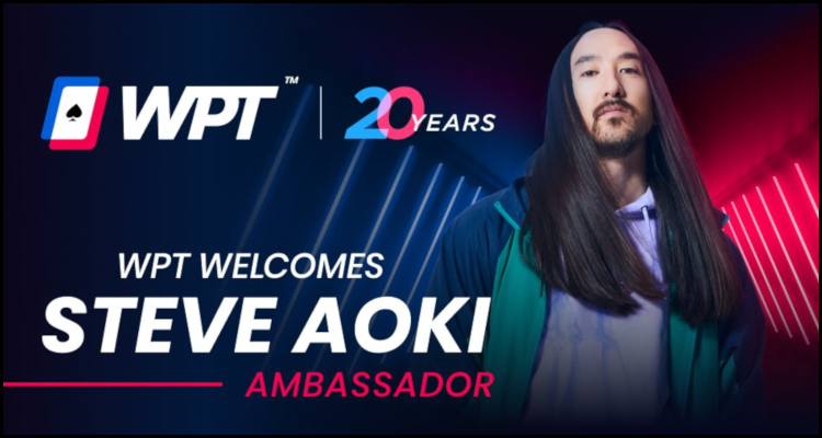 WPT signs up Steve Aoki to serve as an ambassador for its 20th season