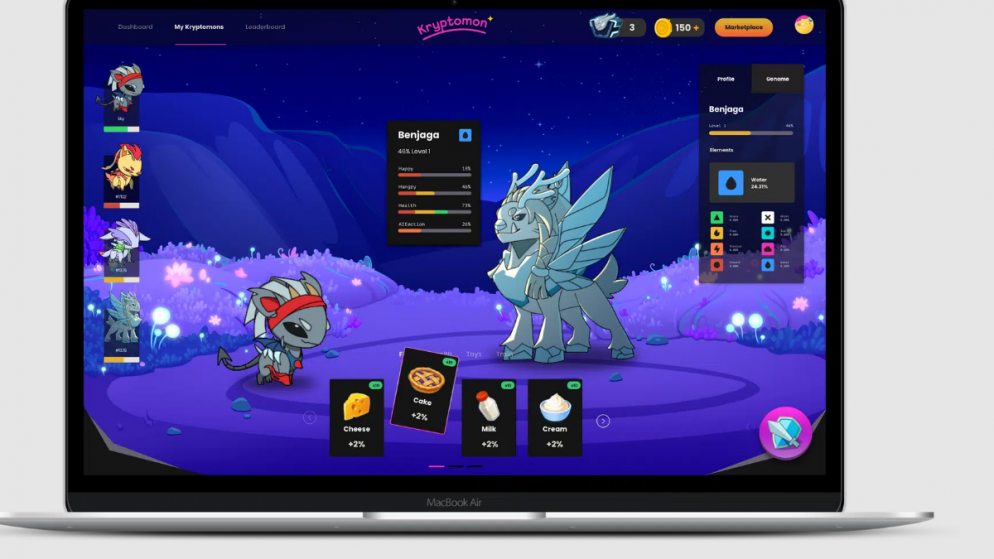 Kryptomon launches Stage 1 of its play-to-earn living NFT game