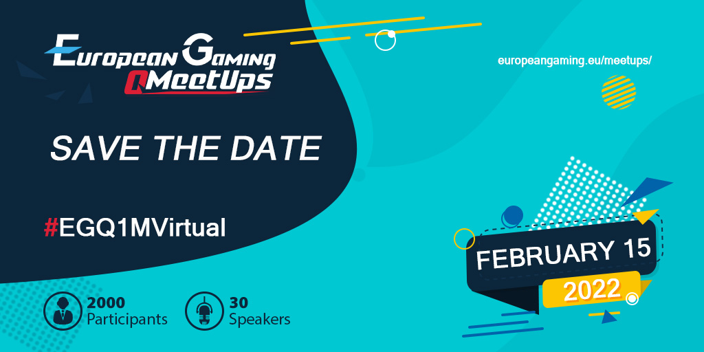Happening next week, the European Gaming Q1 Meetup (15 February, 2022)
