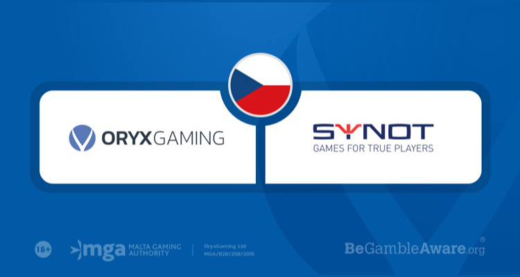 ORYX Gaming new content launch agreement with SYNOT Group in Czech Republic lauded as “another milestone”