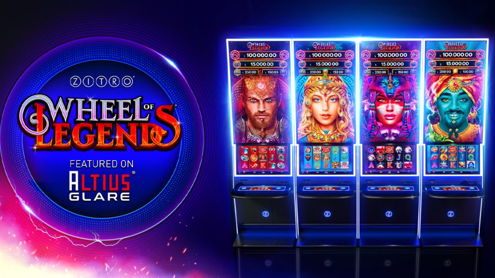 ZITRO ANNOUNCES THE WORLWIDE LAUNCH OF WHEEL OF LEGENDS ON ITS STELLAR CABINET: ALTIUS GLARE