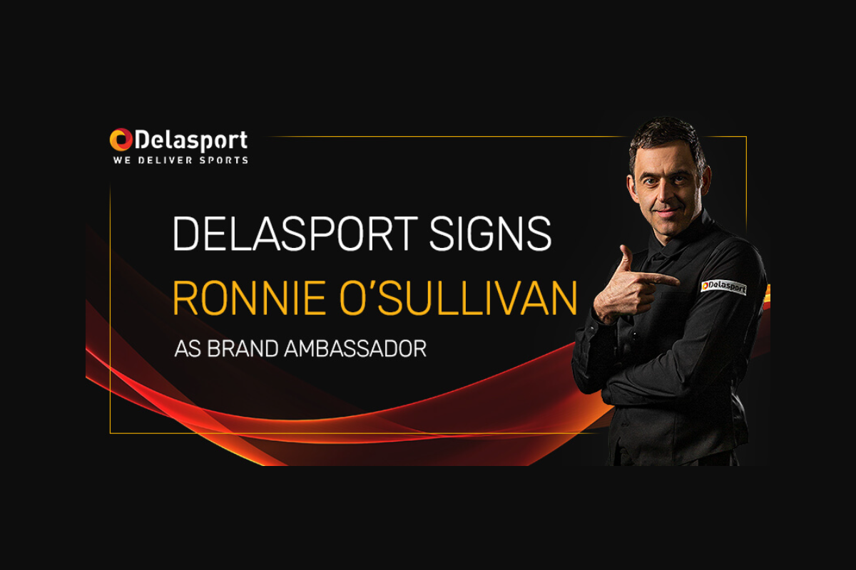Delasport signs brand ambassador partnership with snooker legend, Ronnie O’ Sullivan
