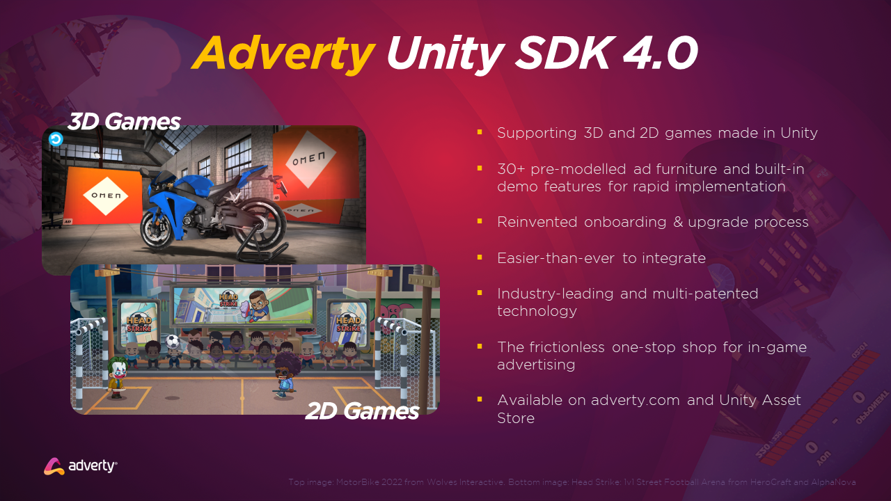 Adverty releases Unity SDK 4.0, with 2D games support and a refreshed suite of high-quality ad assets for the ultimate in-game advertising experience