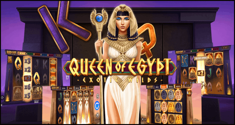 Armadillo Studios premieres its new Queen of Egypt: Exotic Wilds video slot