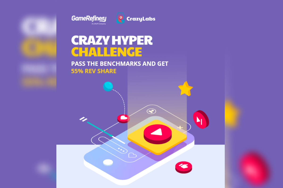 Mobile game developers can get a 55% revenue share in a new challenge by GameRefinery and CrazyLabs launching today