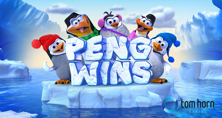 Bundle up and get ready for cool riches in Tom Horn Gaming’s new online slot release PengWins!