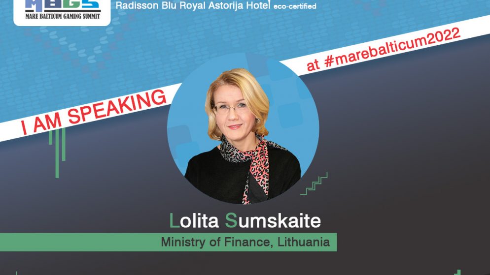 MARE BALTICUM Gaming Summit ’22 Speaker Profile: Lolita Sumskaite – Head of Unit at Ministry of Finance, Lithuania