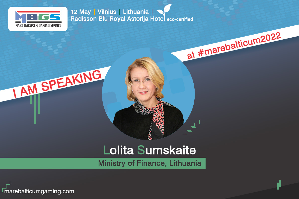 MARE BALTICUM Gaming Summit ’22 Speaker Profile: Lolita Sumskaite – Head of Unit at Ministry of Finance, Lithuania