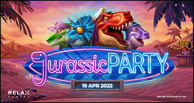 Relax Gaming Limited goes back in time to debut its Jurassic Party video slot