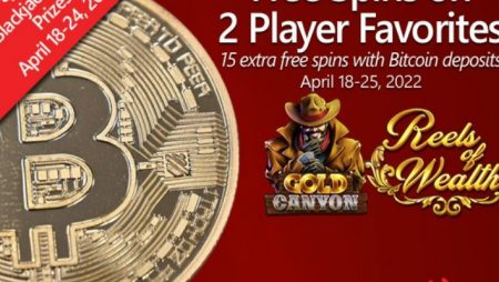 Everygame Poker giving extra casino spin boost to Bitcoin depositors this week